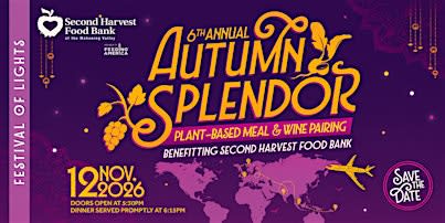 6th Annual Autumn Splendor Plant Based Dinner & Wine Pairing