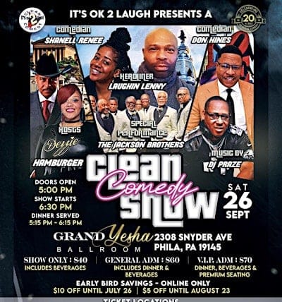 It's Ok 2 Laugh presents a Clean Comedy Show