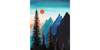 Mystical Mountain View  - Paint and Sip in Cincinnati | Classpop!™
