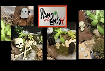 “Spooky Terrarium “ Plant and Enjoy  at Lincolnway Flower Shop