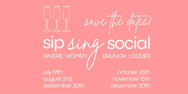 Sip Sing Social 9/20!