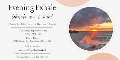 Evening Exhale : Lakeside Yin & Sound