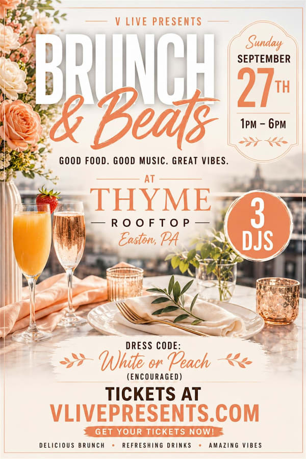 Brunch & Beats at Thyme Rooftop