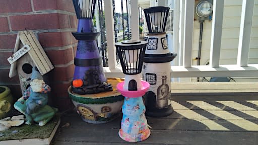 Beachy or Haunted Solar Lighthouse Sunday Class