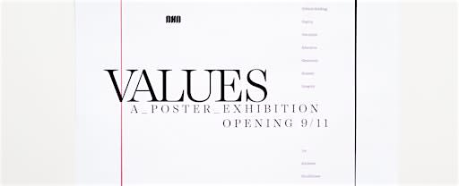 VALUES :: A Poster Exhibition