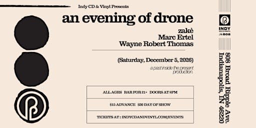 PITP: An Evening Of Drone at The 808
