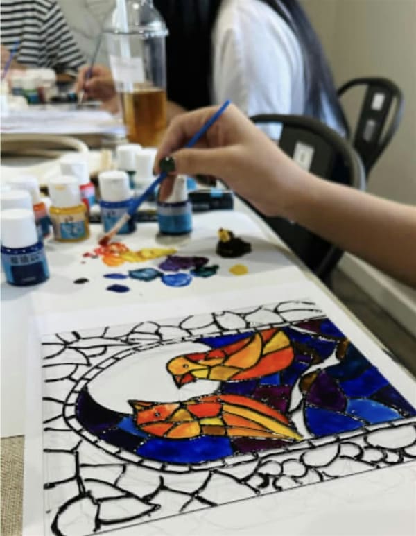 Paint on Glass Picture Frame