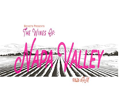 Becket's Wines of Napa Valley Wine Dinner