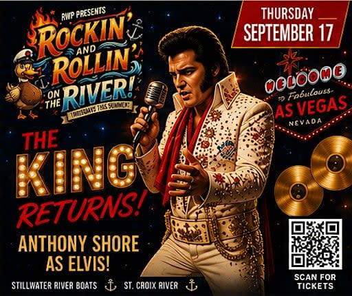 Anthony Shore as Elvis! ~ Dinner Cruise & Concert