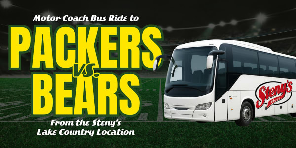 Steny's Lake Country | Motor Coach Bus to Packers vs Bears