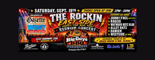 Rockin east side Reunion  OUTDOOR TENT PARTY!!!