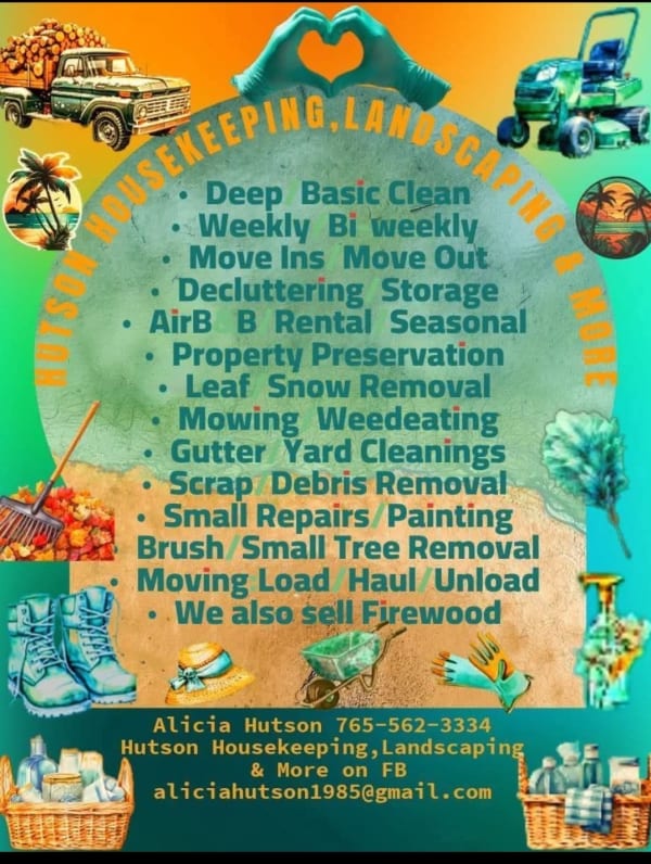 Hutson Housekeeping, Landscaping and More 