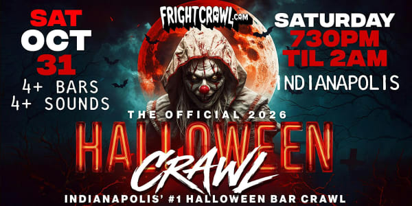 The Fright Crawl | Indianapolis' #1 Halloween Bar Crawl 2026 | Sat, Oct 31