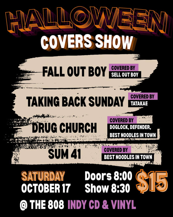 Halloween Pop-Punk / Hardcore Rip-Off Show at The 808