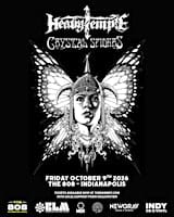 HEAVY TEMPLE + CRYSTAL SPIDERS live at The 808