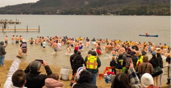 New Year's Day Lake George Polar Plunge