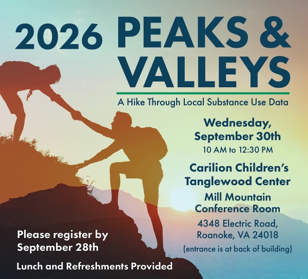 Peaks and Valleys 2026: Exploration of Local Substance Use Data + Trends