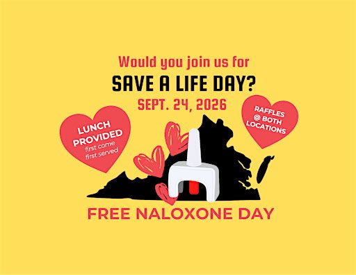 Save A Life Day at On Our Own of Roanoke Valley