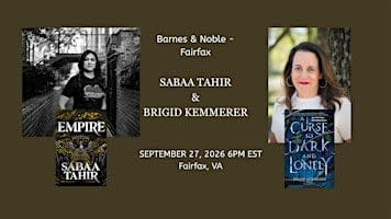 Sabaa Tahir celebrates  the release of EMPIRE - B&N-Fairfax, VA