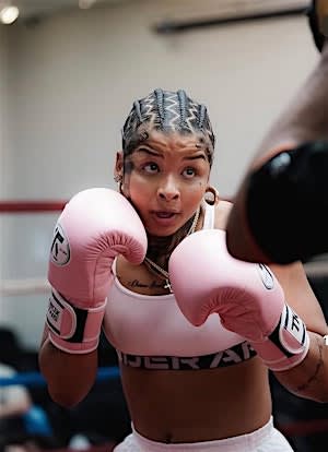 Chrisean "Holy Hands" Malone Boxing in Baltimore