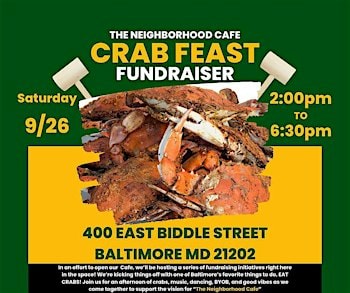 Neighborhood Cafe Crab Feast Fundraiser