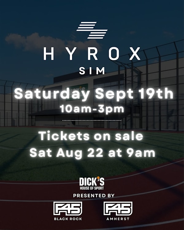 Hyrox Sim- Presented by F45 Black Rock & F45 Amherst