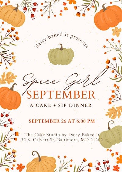 Spice Girl September: A Cake Decorating Experience
