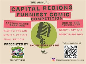 Capital Region's Funniest Comic Night 1