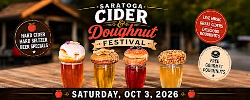 Saratoga Cider & Doughnut Fest - Sat Oct 3