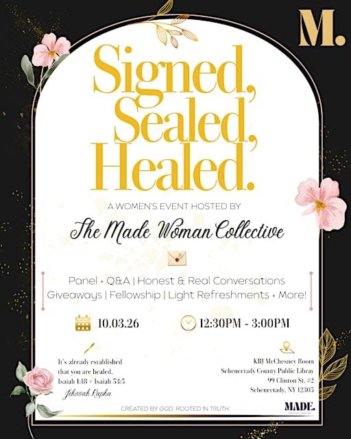 Signed, Sealed, Healed.