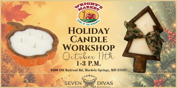 Wright's Market Holiday Candle Workshop
