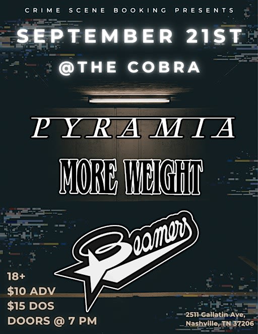 Venue: Pyramia I More Weight I Beamers