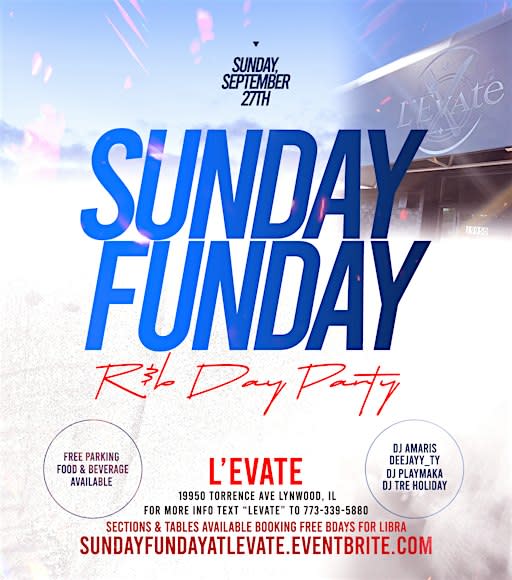 Sunday Funday at Levate