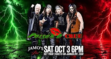 Saturday Early Show Poison'd Crue at Jamo's Live