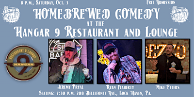 Homebrewed Comedy at the Hangar 9 Restaurant and Lounge
