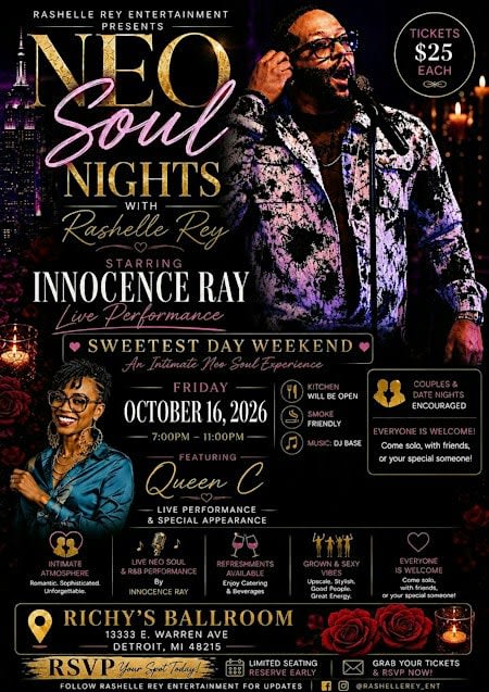 Neo soul nights with Rashelle Rey