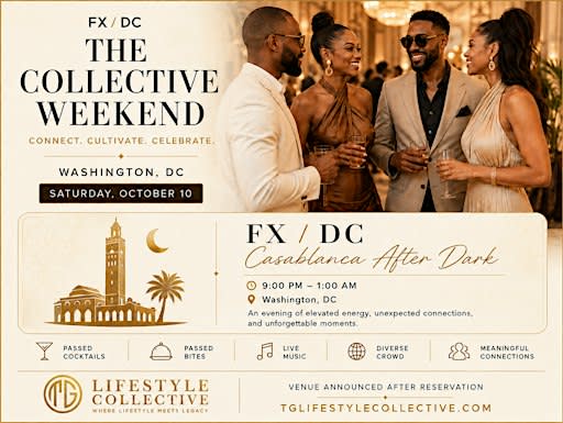 FX DC | Casablanca After Dark - A Moroccan Inspired Cocktail Soiree