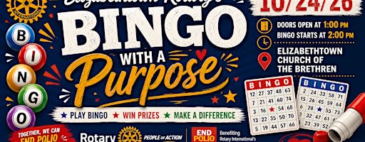 Elizabethtown Rotary : Bingo With a Purpose