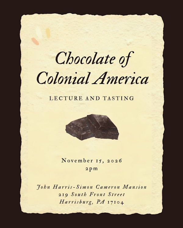 Chocolate of Colonial America Tasting Party