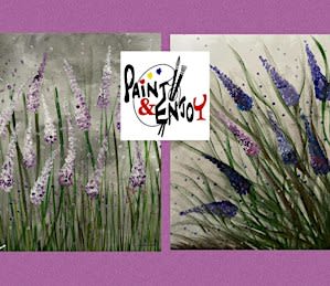 Paint and Enjoy! For a good cause “lavender Field”