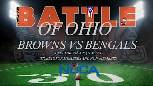 Battle of Ohio - Browns VS Bengals with NUCA of Ohio