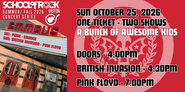 The School of Rock ( British Invasion & Pink Floyd)