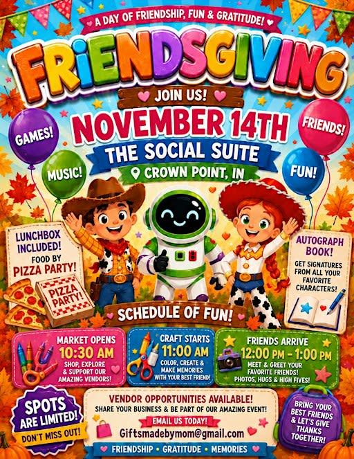 Toy Story Friendsgiving  event