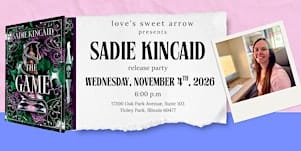 The Game with Author Sadie Kincaid at Sip Wine Bar in Tinley Park, IL