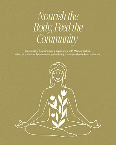 FREE Yoga Class / Food Drive