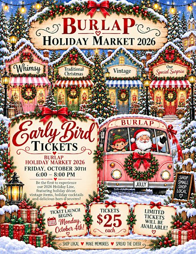 Burlap's Holiday Market Preview Evening