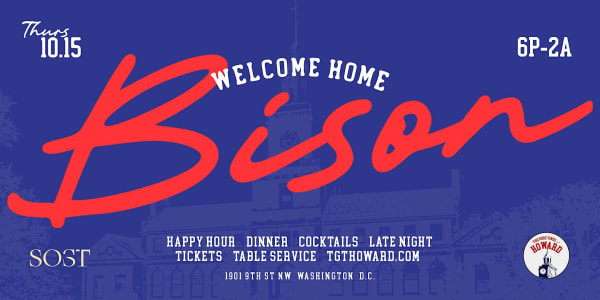 {HUHC 26}Welcome Home Bison: HU Homecoming Kickoff Social