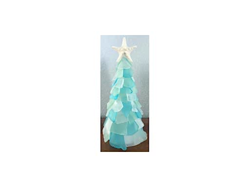 Tumbled “Sea Glass” Holiday Tree Workshop