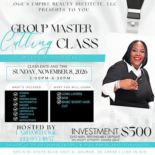 Group Master Cutting Class