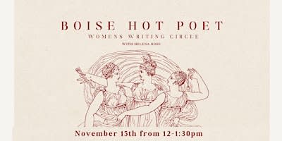 November Boise's HOT POET Women's Writing Circle